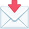 Envelope With Arrow emoji on Facebook